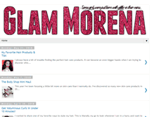 Tablet Screenshot of glam-morena.com